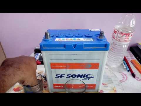 How and When to add distilled water in lead acid battery.