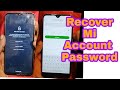 How to Recover Mi Account Password | How to Activate this device | MiAccount forget password
