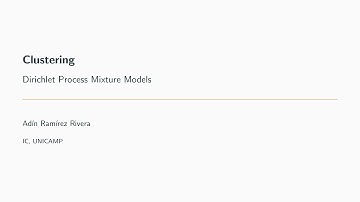 S13.1 Dirichlet Process Mixture Models