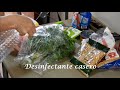 Desinfectante Casero / Desinfectando los alimentos que llevamos a casa / yo me quedo en casa