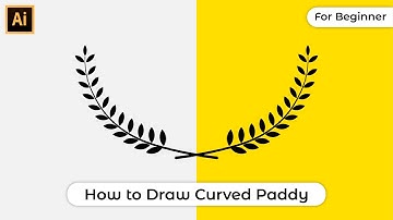 How to Make Laurel Wreath logo - Adobe Illustrator Tutorial