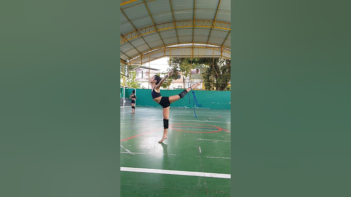 Lançamento e recuperação sem mãos, corda em nó - Ginástica Rítmica
