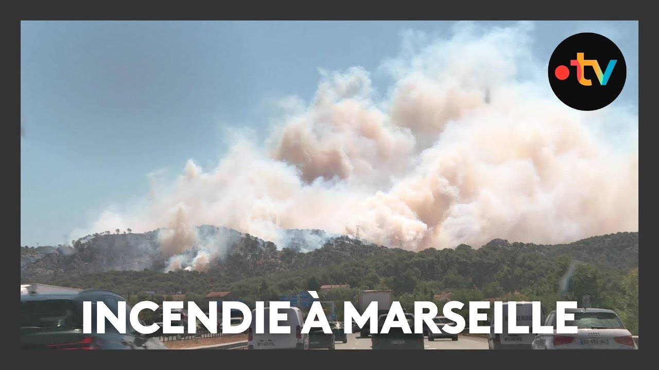 Incendie à Marseille : trains supprimés, autoroutes fermées, avions bloqués, ce qu'il faut savoir