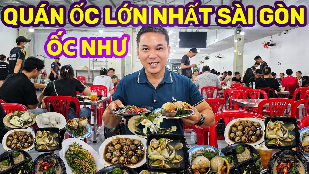 QUÁN ỐC HẺM BÌNH DÂN SỨC CHỨA SIÊU KHỦNG LỚN NHẤT SÀI GÒN - ỐC NHƯ QUẬN 10 || Nick Nguyen