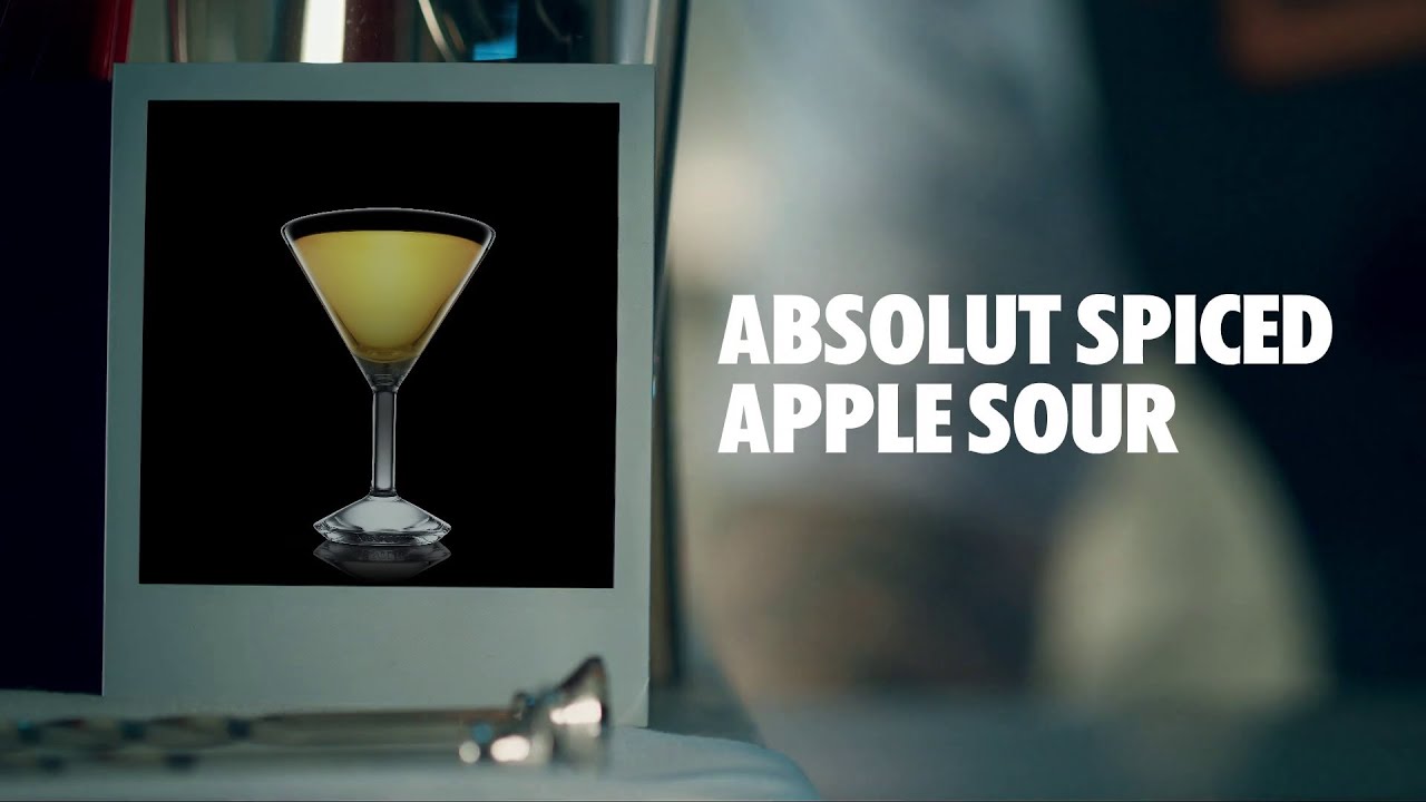 ABSOLUT SPICED APPLE SOUR DRINK RECIPE - HOW TO MIX