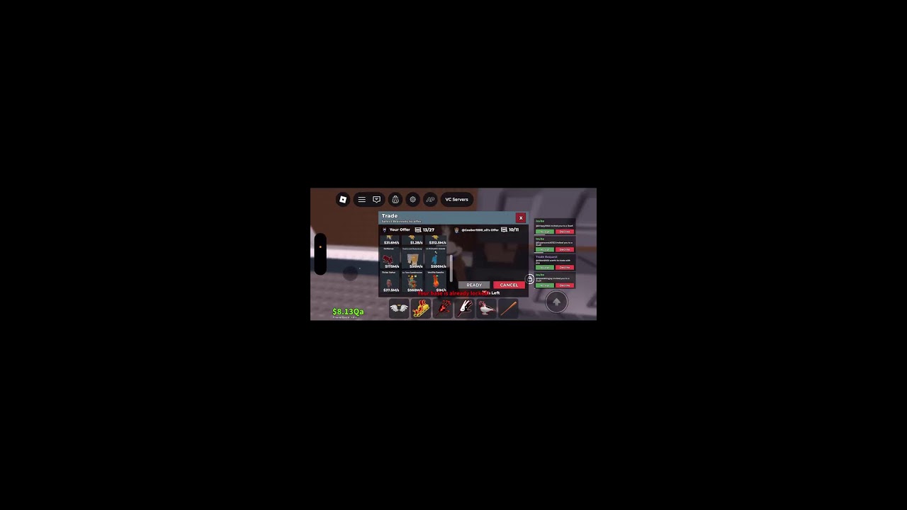 Trading in sab - YouTube