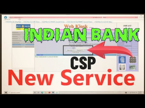 INDIAN BANK ALLAHABAD CSP KIOSKS PORTAL LIVE AEPS WITHDRAWAL DEPOSIT