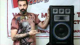 Technical Pro VRTX8 Passive PA DJ Speaker and Stand 600 Watts Karaoke Studio Band VRTX8ST VRTX12 5-way Passive Speaker Technical Pro