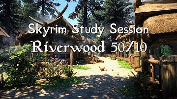 Skyrim Study Session | 50/10 Pomodoro Timer | Riverwood