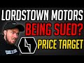 BIG LORDSTOWN MOTORS STOCK NEWS! - RIDE STOCK BEING SUED?