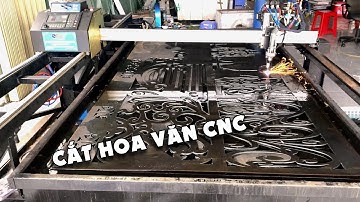 Cắt hoa văn siêu đẹp bằng máy cắt CNC Plasma Mini EMC-1600pro tại Đồng Nai