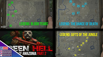 LEGEND LOCATIONS AND GUIDE | GREEN HELL SPIRIT OF AMAZONIA PART 2