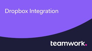 Teamwork - Dropbox Integration