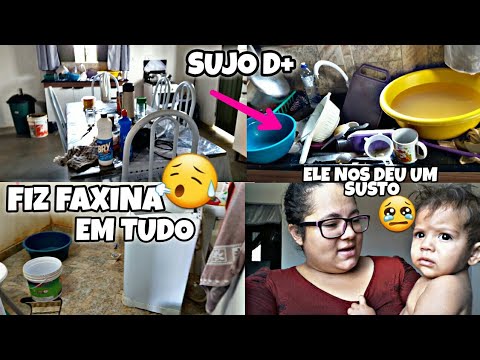 FIZ FAXINA EM TUDO | TAVA UM NOJO | TUDO SUJO 😓 | Jam Santos