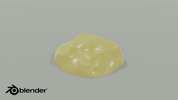 Blender melting Animation