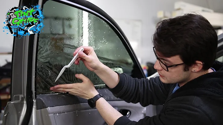 Technique facile pour la pose du film de fenêtre | Sans enlever les panneaux