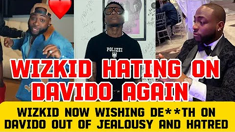 Wizkid express jealousy and hatred for davido again as davido is touring and shutting down arenas !!