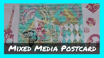 Tutorial: Step-by-Step Mixed Media Postcard