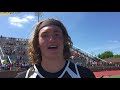 Interview: Aidan Martini, 2018 MHSAA T&F Finals Division 1 Boys Discus Champion