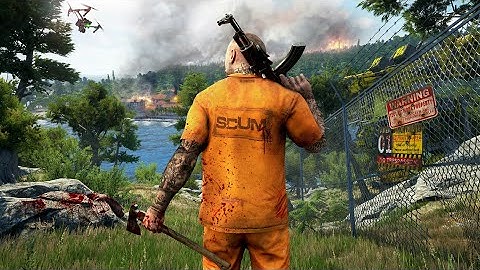 SCUM- 15 Minutes All Gameplay s Trailer ( Open World Prison Game 2017 )