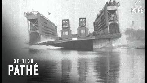 German Floating Dock Launched (1920)