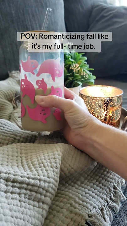 Cozy Vibes   Ghost Sips = Fall Perfection #halloweendecor #fallvibes