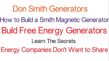 Video Guide: How to Build a Don Smith Free Magnetic Generator