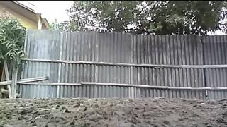 Membuat Pagar Seng Pagar Rumah