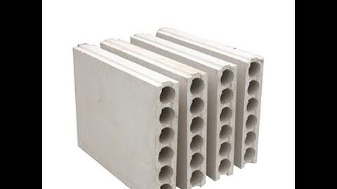 Fully automatic hollow core gypsum block making machine