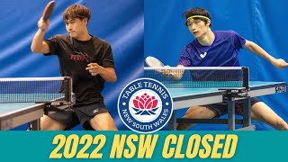 ELECTRIC RALLIES ! ⚡ |  Alex Lee vs Daiki Shimojo | 4K Men's Open Final | 2022 NSW Closed