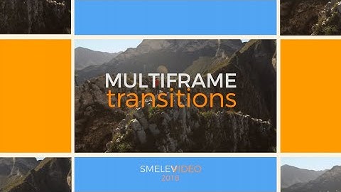 Multiframe Transitions Premiere Pro Templates