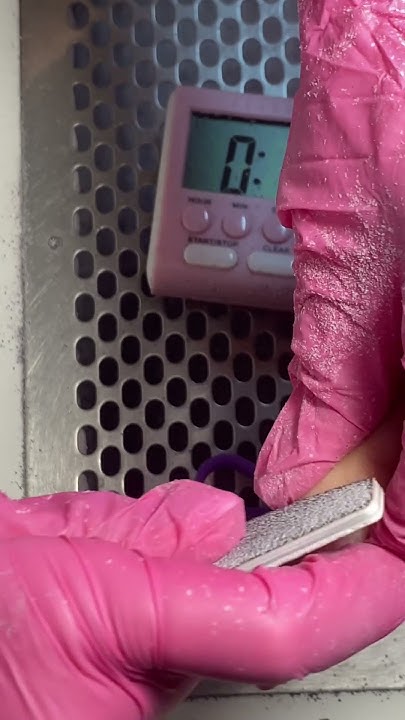 Маникюр, поверхностный опил, подготовка ногтевой пластины к покрытию # ...