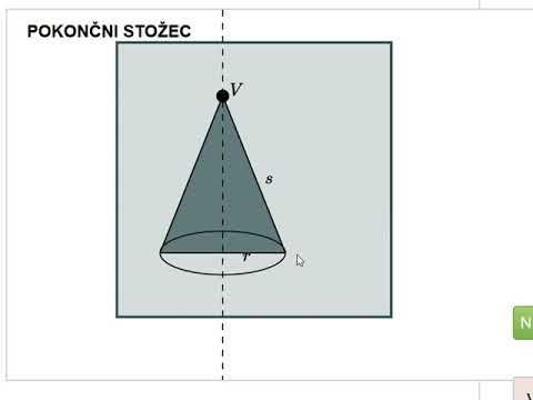 Video: Kako Najti Aksialno Površino Preseka Okrnjenega Stožca