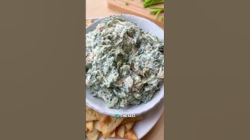 Spinach Dip #diprecipe #easyappetizer #appetizers