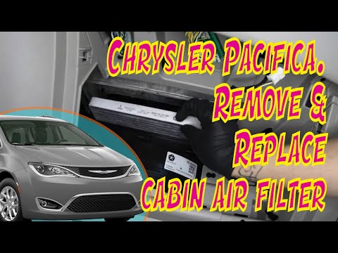 ⫷ Chrysler Pacifica Cabin Air Filter Replacement. Remove and Replace 2017 - 2021 ⫸