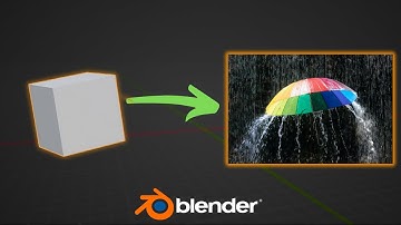 Create Rain in Blender in 1 Minute