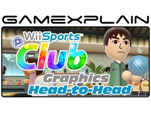 Wii Sports Club Wii U Vs Wii Graphics Head To Head Comparison Video Youtube