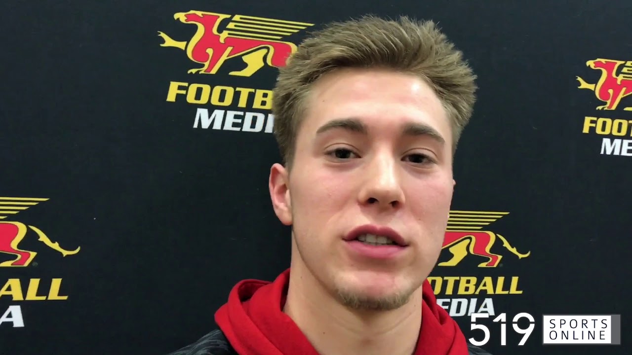 Andrew Horscroft signs with Guelph Gryphons - YouTube