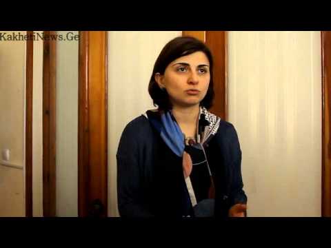 გელა სამხარაული დემოკრატიული ჩართულობის ცენტრში თელაველებს შეხვდა