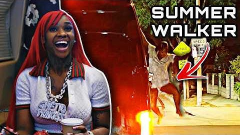 Sexyy Red pranks Summer Walker with "driverless" car 🤖🚗