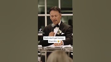 Funniest father of the bride speech 😂😂 #weddingspeech #fatherofthebride