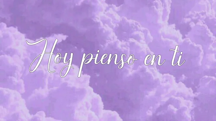 Sheryl Rubio - Hoy pienso en ti