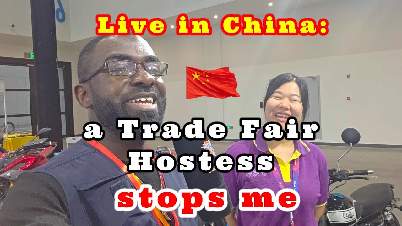 Surprising exchange with a Chinese hostess | Trade fair