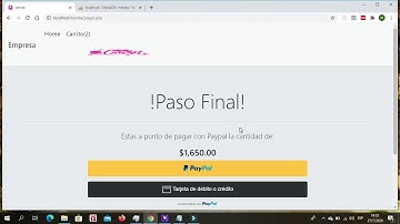 Tienda online utilizando carrito de compras mediante  php, MySQL e integrado a Paypal.