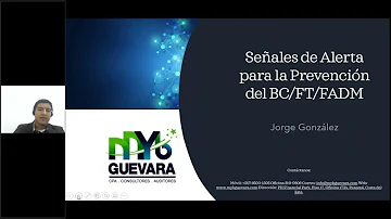 ¿Cuáles son las señales de alarma del blanqueo de capitales?