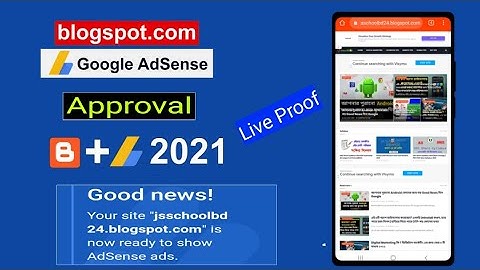 Blogspot Com AdSense Approval 2021 | (Live Proof) How to Get AdSense Approval on blogspot com