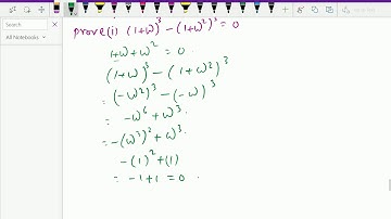 Complex number : - ( Power of cubic roots of unity ; Solving problems ) - 40.