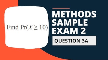 Maths Methods Sample Exam 2 Extended Response Solutions Question 3 (part 1)