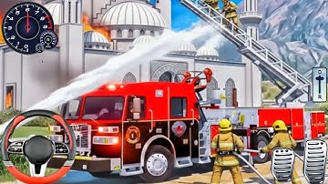 Fire Truck City Rescue Simulator - 911 US Emergency Fire Truck Driving - Android Gameplay