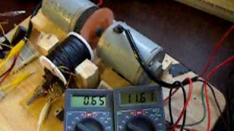 Bedini DC Hybrid Motor generator test date october 2008